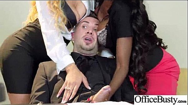 Sex Tape With Slut Office Bigtits Girl (anya diamond jade jasmine) clip-03