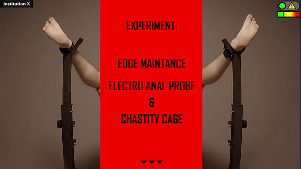 edging anal probe chastity experiment