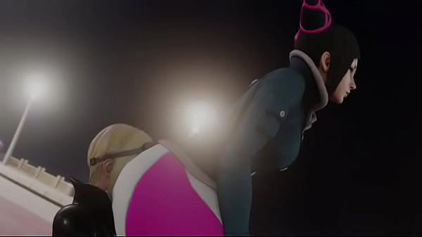 Street Fighter Juri Pushes Falke's Face Into Her Ass  