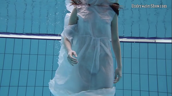 Underwater world of naked babes