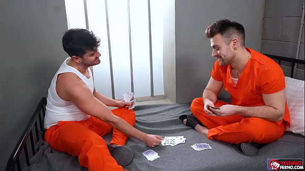 Hot gay sex scene at the prison with Ace Stallion and Declan Blake  