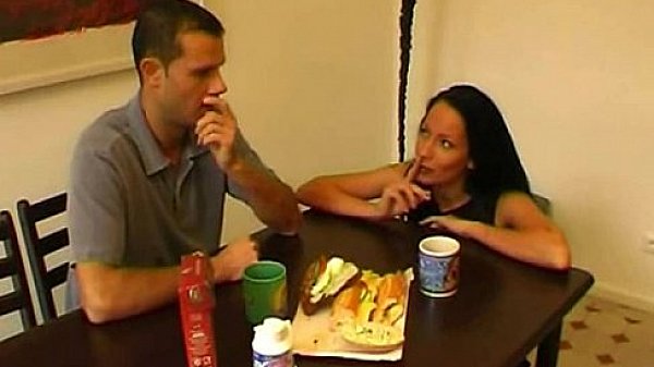 Creampie Right On The Table  