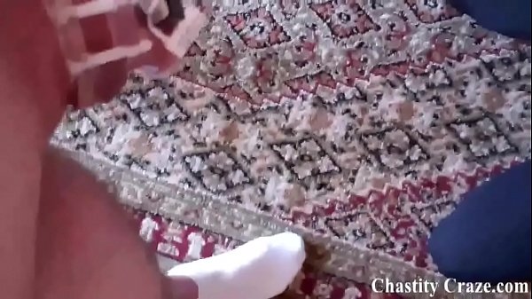 This chastity device will solve your masturbation problem  