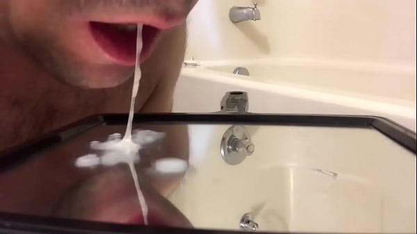 Eating my whole load  