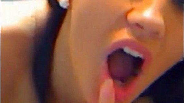 Russian babe with dildo on webcam