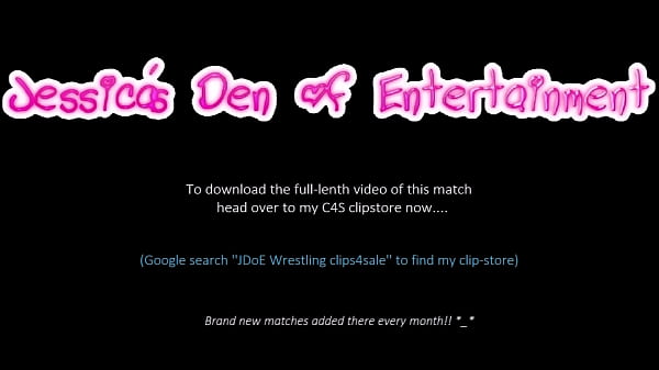 Bra & Panties Match (Wrestling) - Loser gets Diapered!  