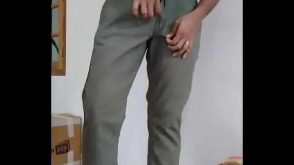 Nude boy changing clothes