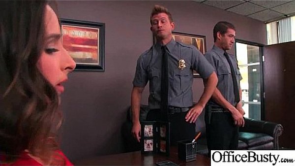 (Ashley Adams) Girl With Round Big Tits In Hard Style Sex In Office clip-03