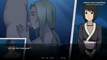 Naruto: Kunoichi Trainer | Virgin Blonde MILF Tsunade With A Perfect Skinny Body Has Her First Sex In Public Underwater With An 18yo Boy | Naruto Anime Hentai Porn Game