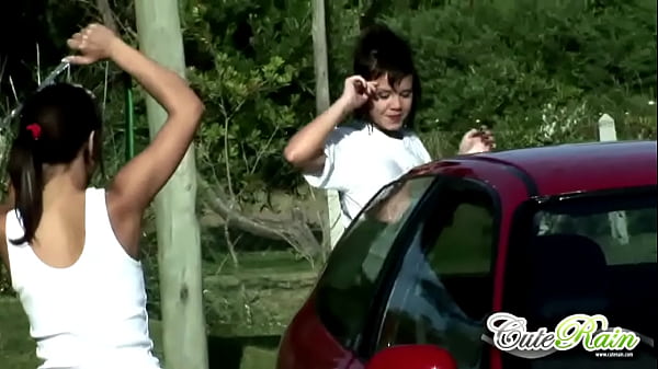 Cute Rain Sexy Car Wash  