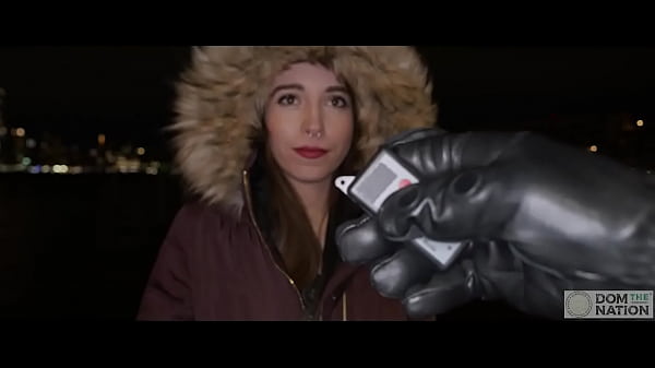 Petite masochistic hottie gets electric play in her pussy and worships her dom's ass and cock on New Year's in New York  