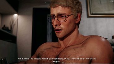 Зашёл в гости к профессору после пар в ВУЗЕ, разговор перешёл в жёсткий секс, анимация из игры