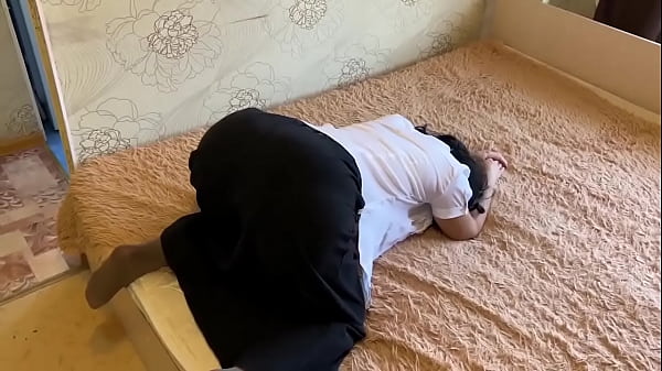 step mom took out her breasts and aroused her son before anal sex  