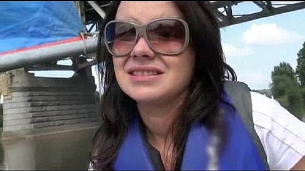 Cute Czech girl Shara Jones paid for fucking with stranger on a boat