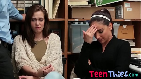 Fine guilty teens sucking a huge rod 