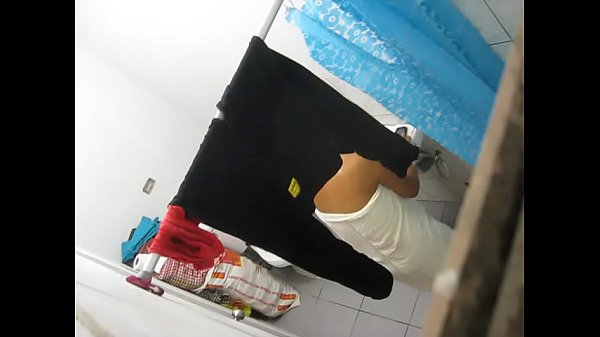 Spying while she takes a shower 