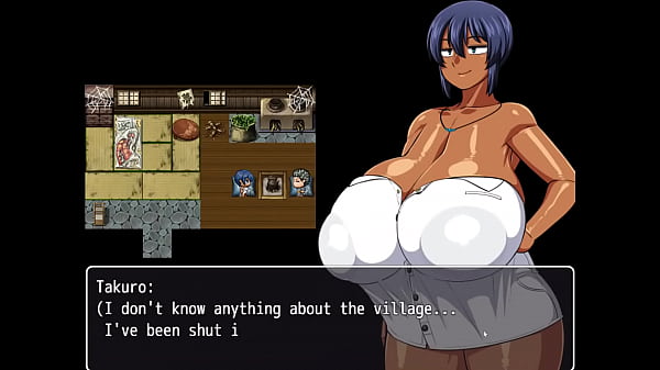 Tanned Girl Natsuki [ HENTAI Game ] Ep.6 weird guy is asking for a striptease !