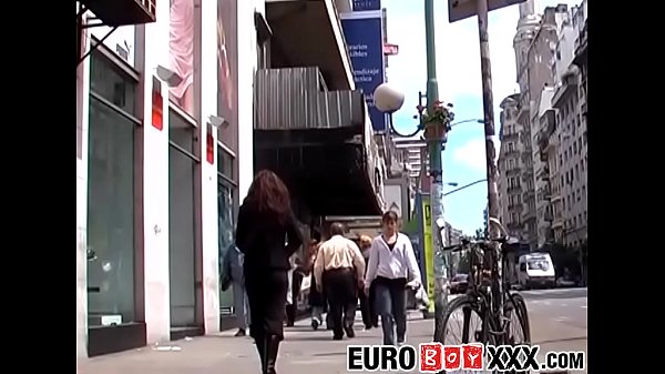 Euro twink fucked in tattoo parlor  