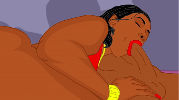 Cartoon Cherokee D Ass gives an amazing big ass hentai blowjob.