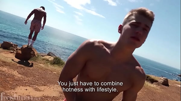 Sexy boys enjoying the sun  