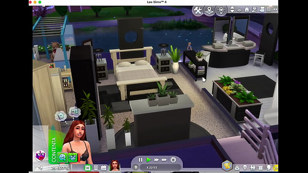 Pelirroja guapa y conocido vecino- Sims 4  