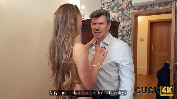 CUCK4K. Arina Shy is taking a stranger's cock 