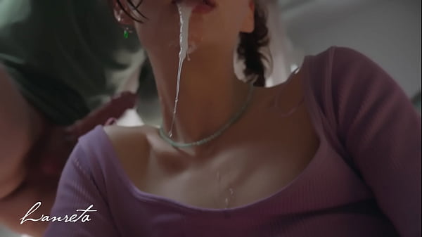 Oral Creampie Compilation. She Loves Take Cum Deep In Her Throat - Amateur Lanreta