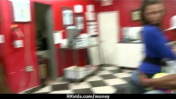Sensual girl talked into having sex for cash 9