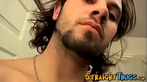 Straight thug Bam had been saving up a hot load of cum for us and he certainly delivered it in this solo jack off session in the bedroom.  