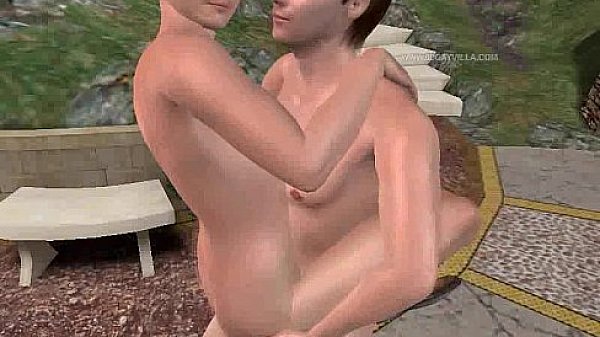 Two sexy big cock 3D studs are having some anal sex