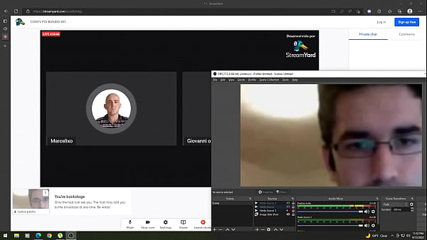 mostrei tudo na live do xvideos