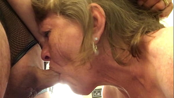 Evil old mature Angel gives great blowjob