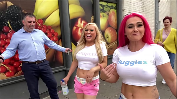 Hot girls wear nappies in public! (Diaper Dares)  