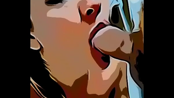 Cartoon - Estudante novinha sai com professor secretamente e leva gozada na boca