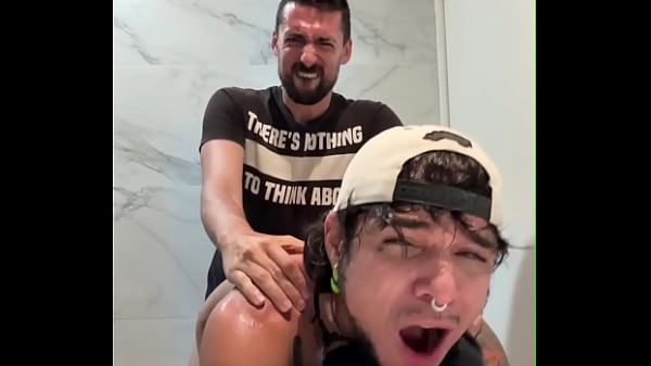 WRECKED IN THE MALL BATHROOM BY A MASSIVE COCK!!!