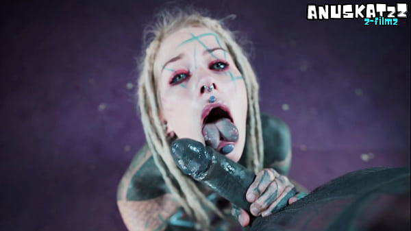 Inked-up Pierced Slut Deep Throat and Ass Pounding 