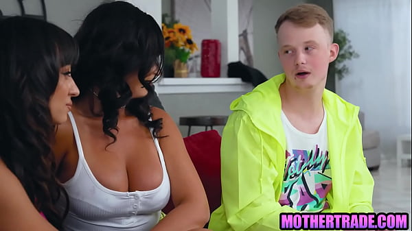 Stepmoms swap stepsons for a fuck