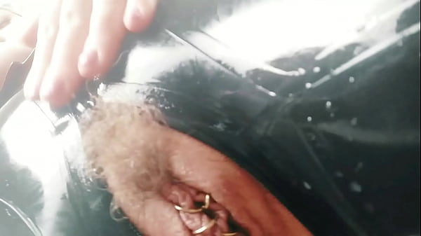 sexual MILF in rubber