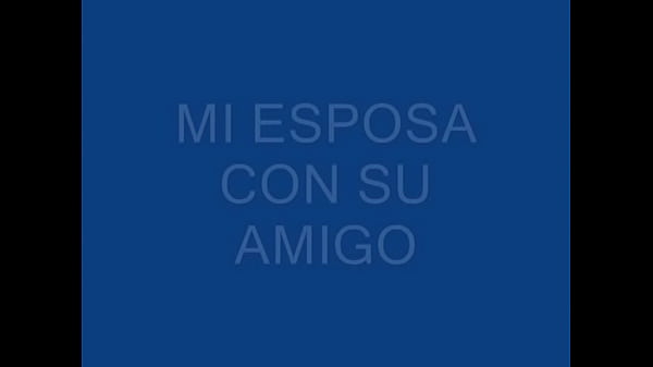 mi esposa con su amigo