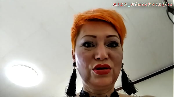 Aimee Hot MILF: mature redhead bitch gets fucked hard in different positions, rich creampie in the finale..)) (free-short)