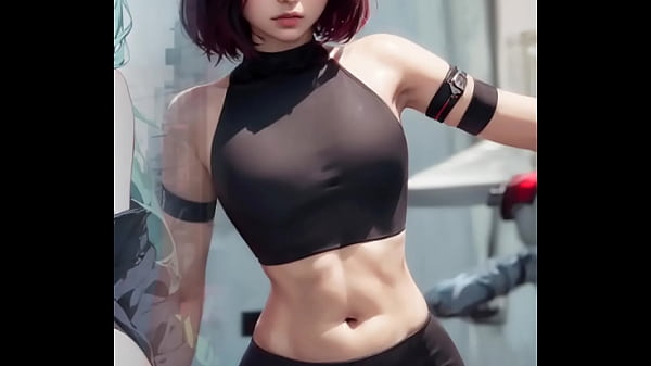 Anime Future Girl in skimpy outfits