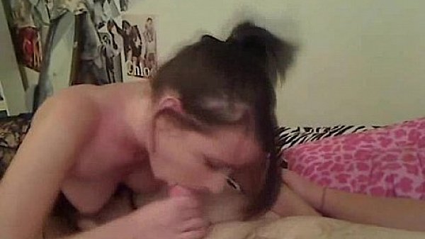 Legal Teen Gives a Blowjob to Her Friend  