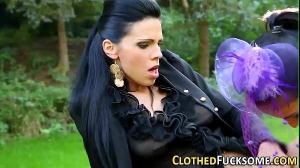 Glam lesbian toys pussy