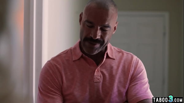 Petite blonde teen taboo fucked by her angry stepdaddy  