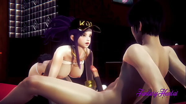 KDA Lol Hentai 3D - Akali Having sex and enjoying  
