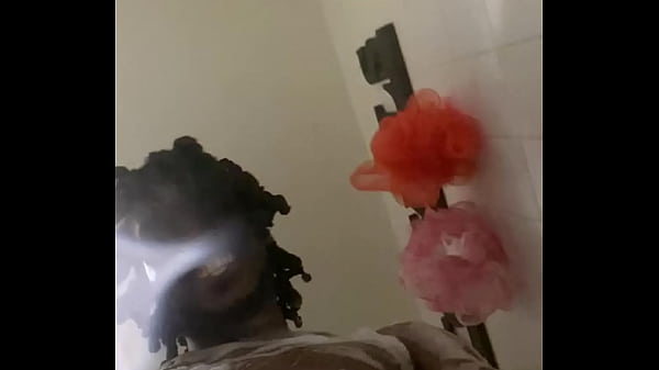 Washing and Dick almost breaks through pocket pussy