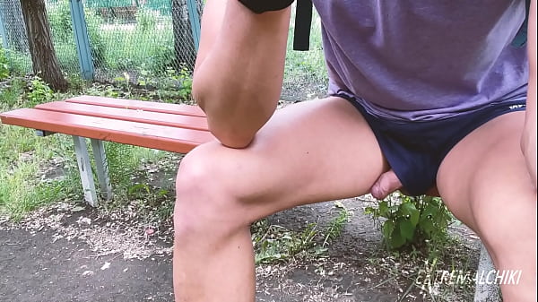 Cute twink show his dici on public