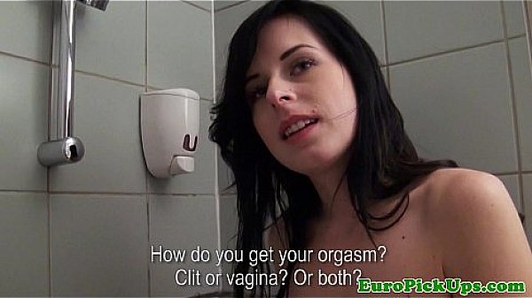 Sexy pick up girl flashing and fucking