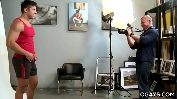 Gay fun at the photo shoot