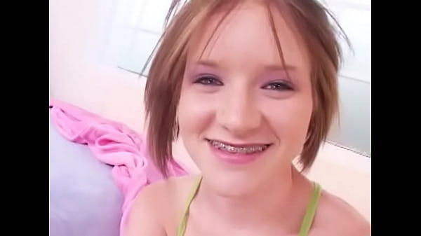 FAITH DANIELS Super Cute 19 YO with Braces Huge Cock Deepthroat and Cum Swallow Blowjob - Must See! A